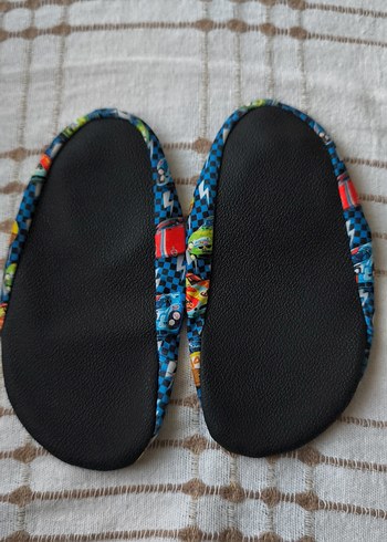 Araba Desenli Slıp Stop Havuz - Deniz Patiği / Ayakkabısı - Görsel 2