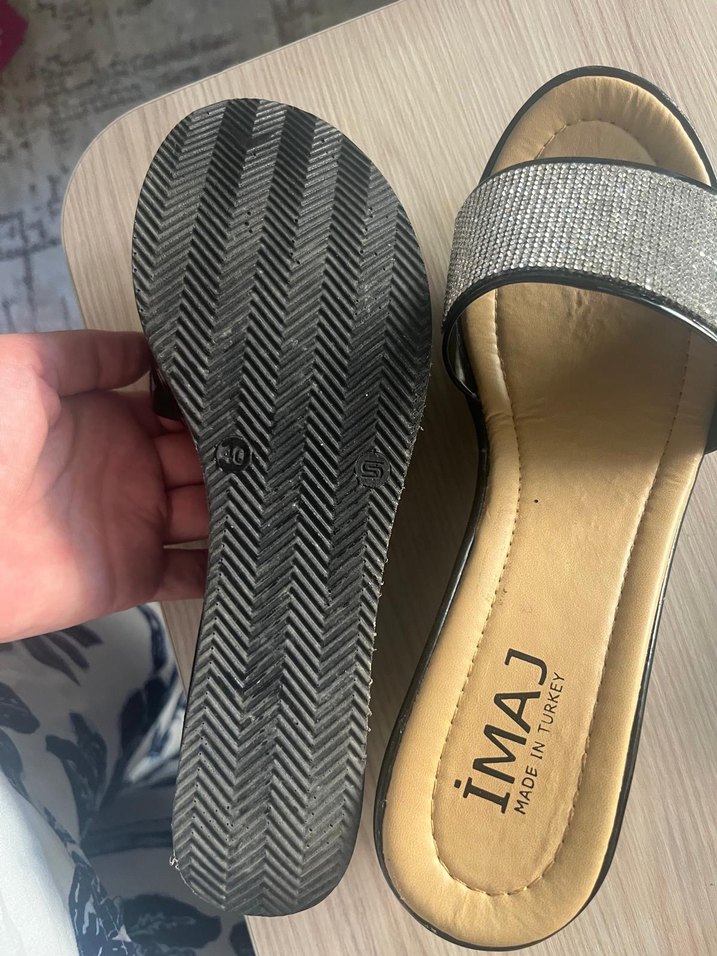 Kadın Dolgu Topuklu Terlik - Görsel 2