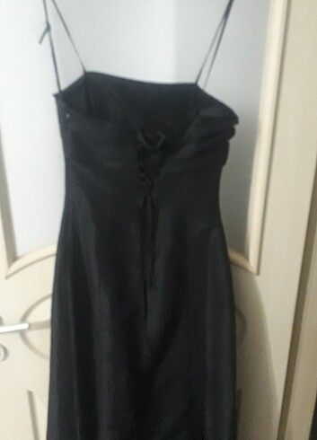36 Beden siyah Renk Abiye elbise