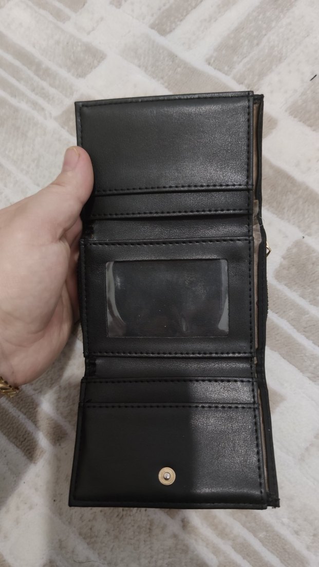 Siyah Minimalist Erkek Cüzdan - Görsel 3