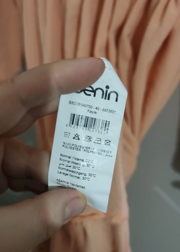 Bej Kadın Uzun Kollu Pilili Elbise - Görsel 6