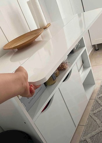 Beyaz Katlanabilir Mutfak Masası - Görsel 3