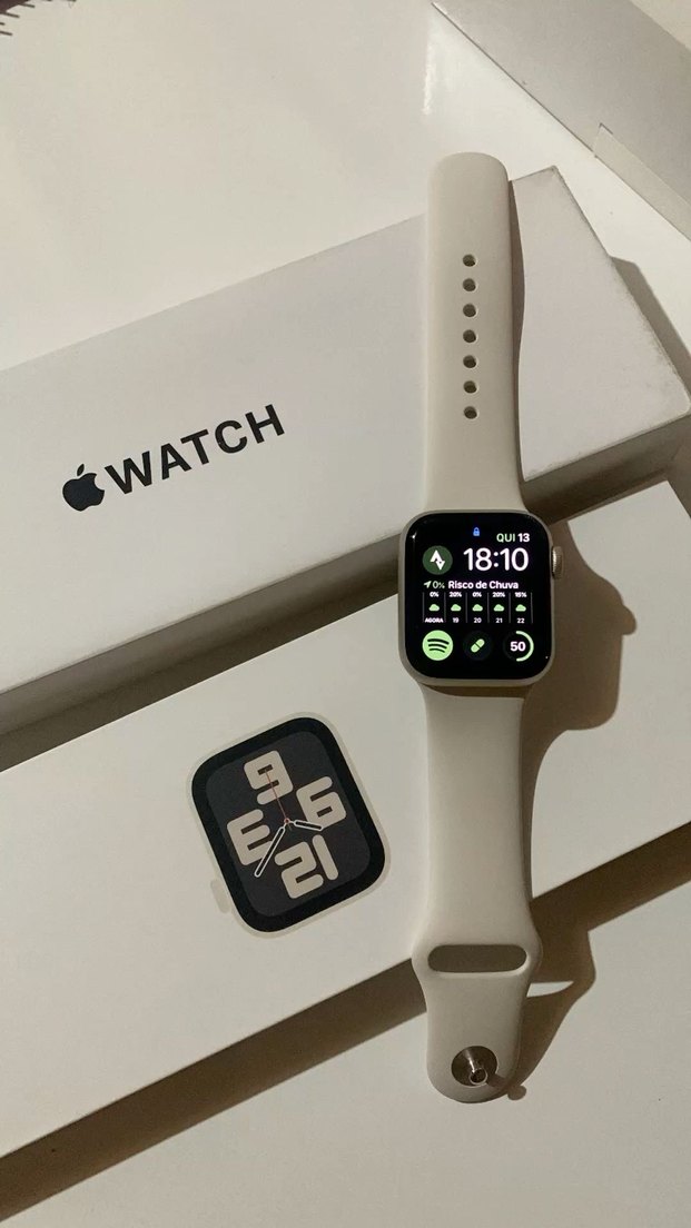 Beyaz Apple Watch Se 2. NesilAkıllı Saat - Görsel 3