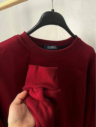 Bordo Sweatshirt - Görsel 2