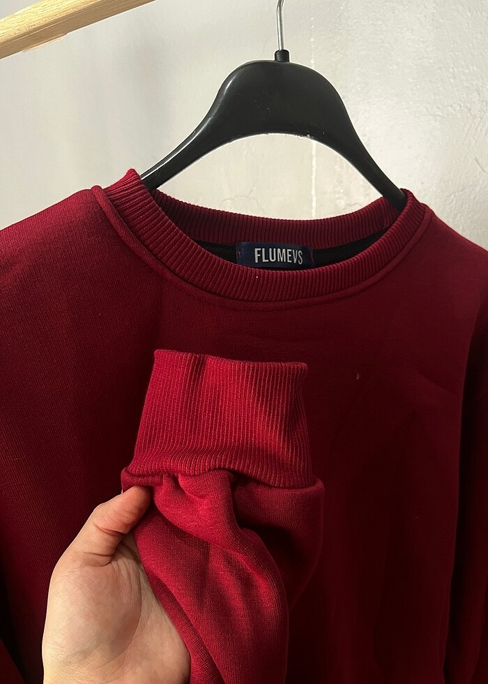 Bordo Sweatshirt - Görsel 2