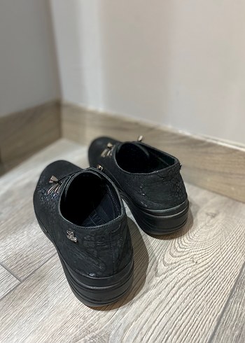 Siyah Desenli Ayakkabı - Görsel 3