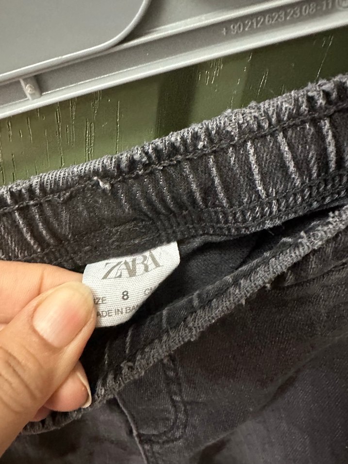 Gri Erkek Çocuk Bol Kesim Kot Pantolon - Görsel 2