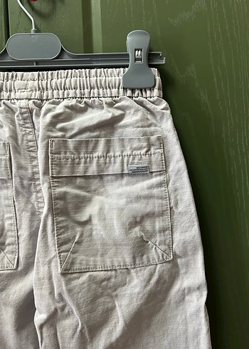 Erkek Çocuk Gri Keten Rahat Kesim Pantolon - Görsel 4