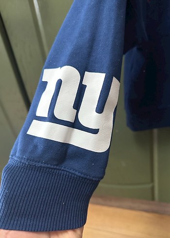 Mavi Baskılı Sweatshirt - Görsel 2