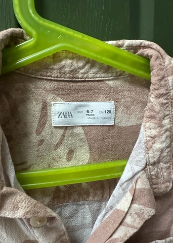 Erkek Çocuk Kısa Kollu Bej Keten Gömlek - Görsel 2