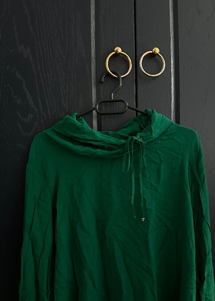 Büzgülü detay bluz - Görsel 2