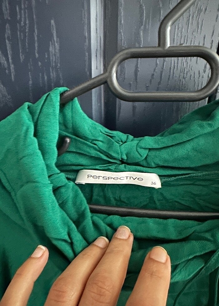 Büzgülü detay bluz - Görsel 3