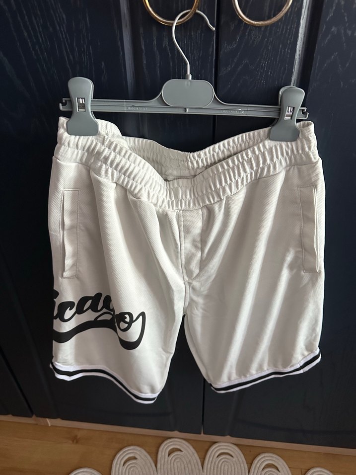 Unisex Beyaz Chicago Baskılı Spor Takım - Görsel 2