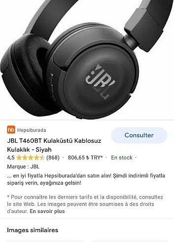 JBL T460BT