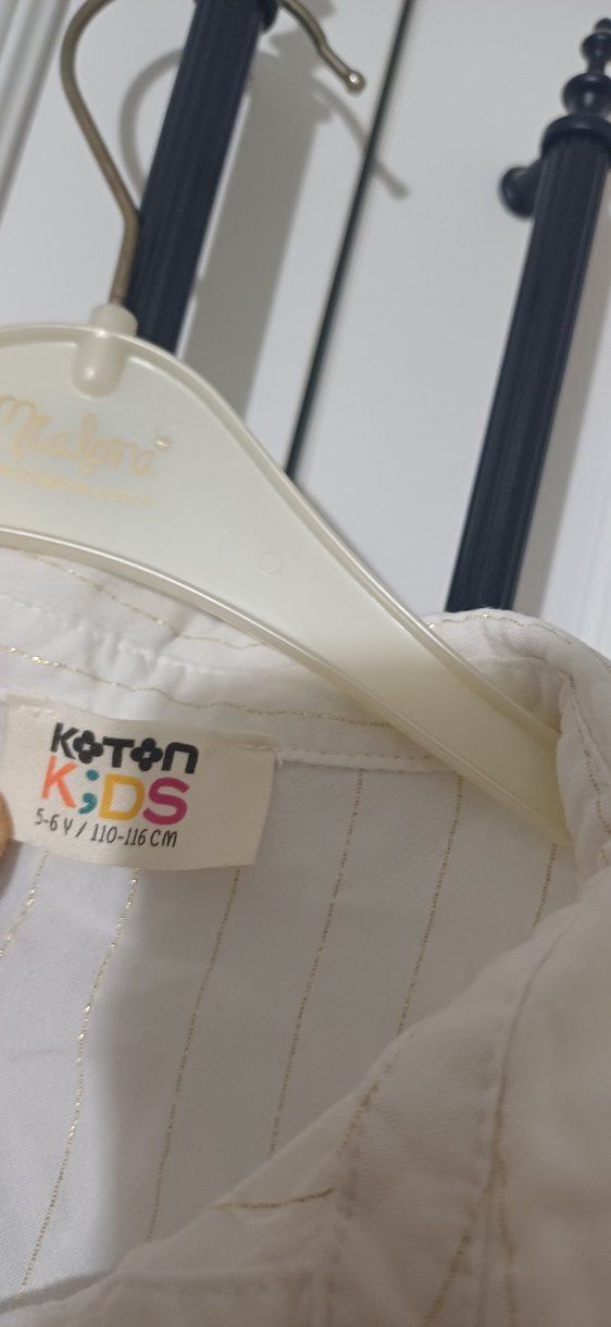 Kısa Kollu Keten Mini Gömlek - Görsel 3