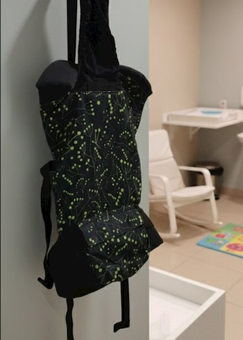 babalin baby Desenli cepli ergonomik kanguru - Görsel 3