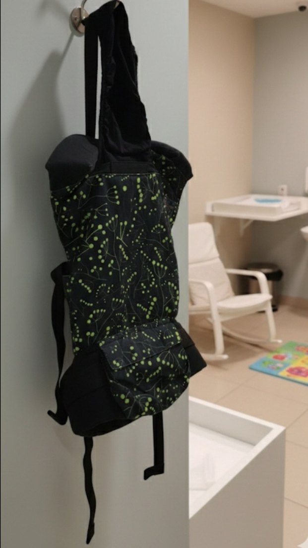 babalin baby Desenli cepli ergonomik kanguru - Görsel 3