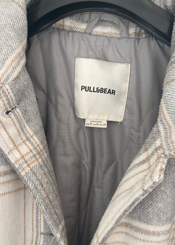 Gri Ekose Düğmeli Pamuklu Kadın Gömlek - Görsel 3