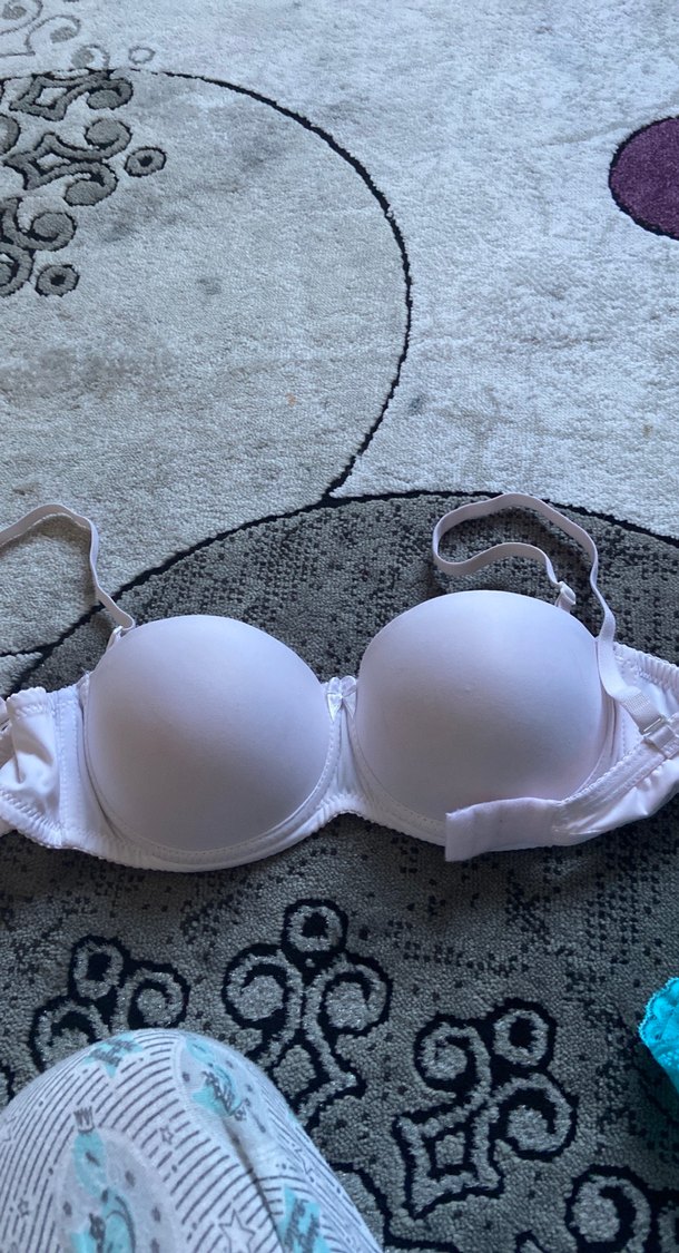 Beyaz Minimalist Sütyen - Görsel 3