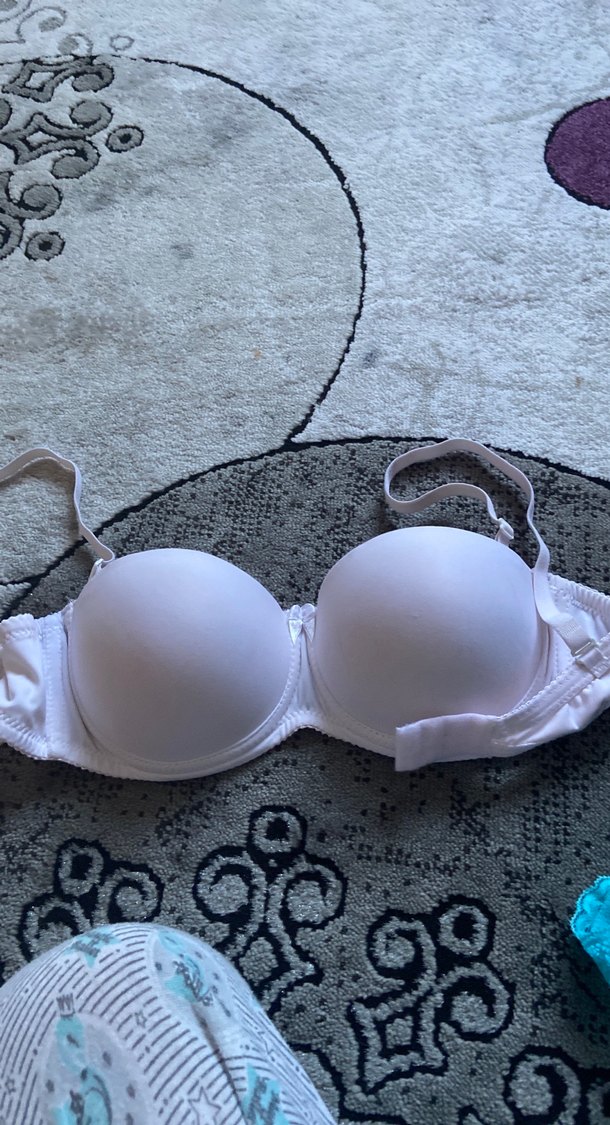 Beyaz Minimalist Sütyen - Görsel 4