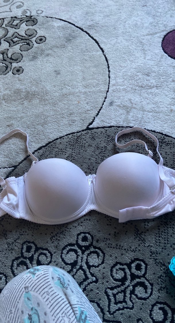 Beyaz Minimalist Sütyen - Görsel 2