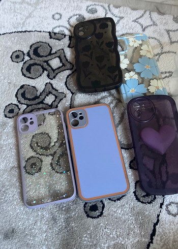 Mor Payetli Bohem Telefon Kılıfı - Görsel 2