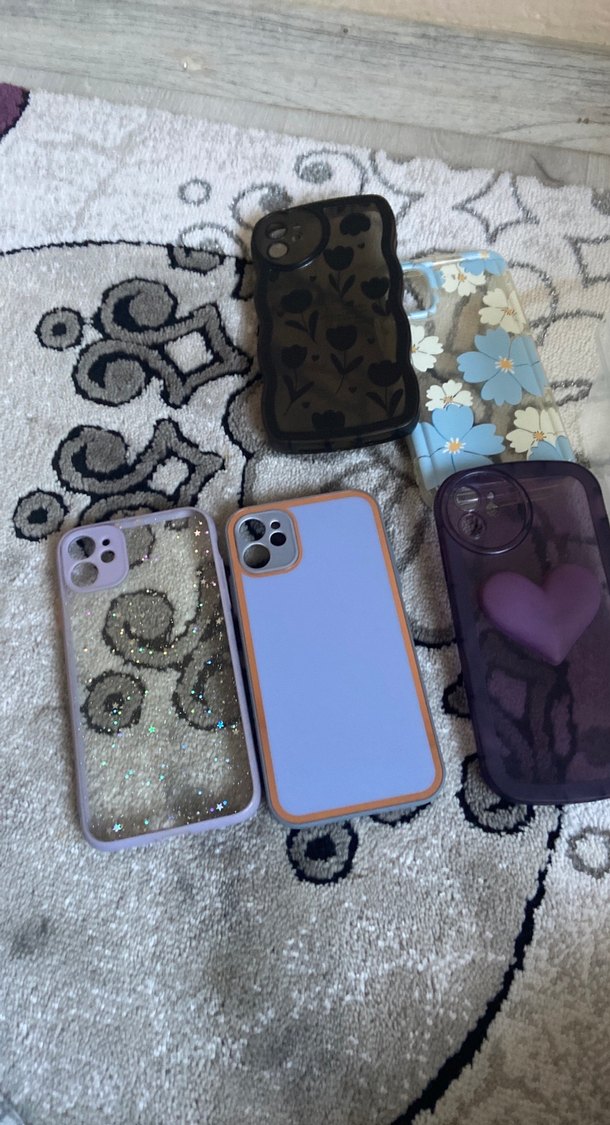 Mor Payetli Bohem Telefon Kılıfı - Görsel 2