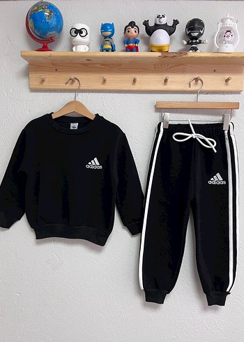Erkek Siyah Adidas Eşofman Takımı