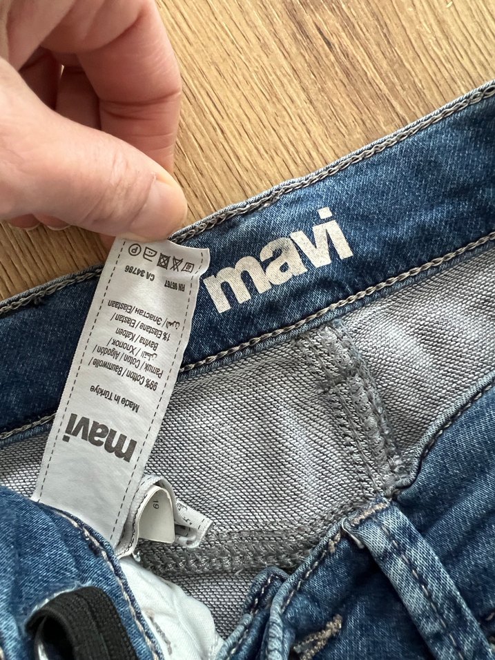 Mavi Erkek Çocuk Denim Pantolon 7-8 yaş - Görsel 3