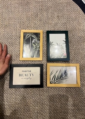 Renkli Fotoğraf Çerçevesi Seti 4 lü - Görsel 2