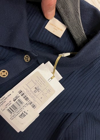 Pierre Cardin,Düğmeli Lacivert Uzun Kollu Kadın Elbise, - Görsel 5