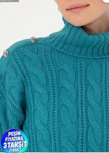 Pierre Cardin  Balıkçı Yaka Kazak - Görsel 4