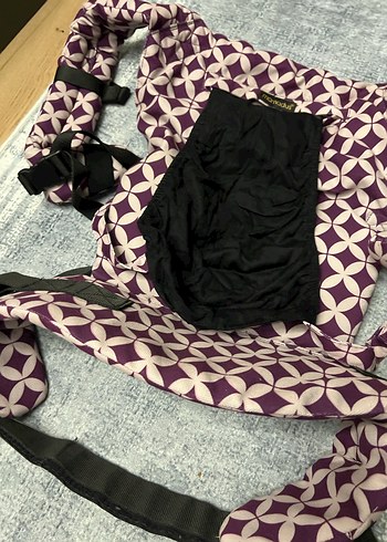 Mor Desenli Bebek Kanguru - Görsel 3