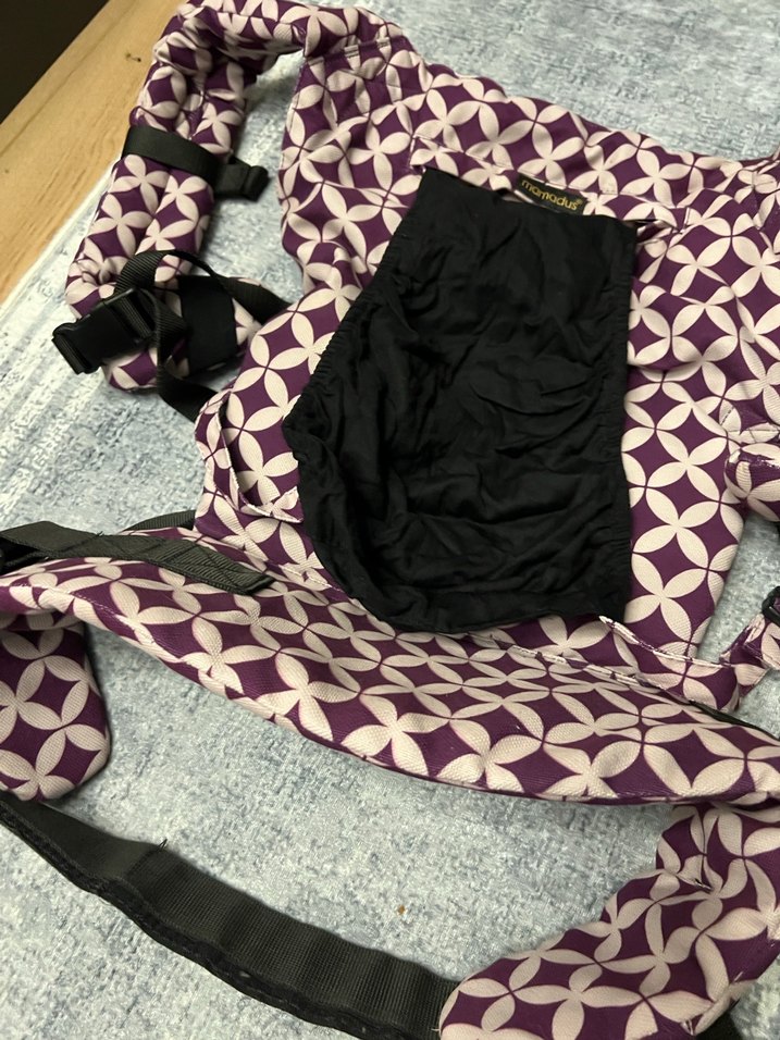 Mor Desenli Bebek Kanguru - Görsel 3