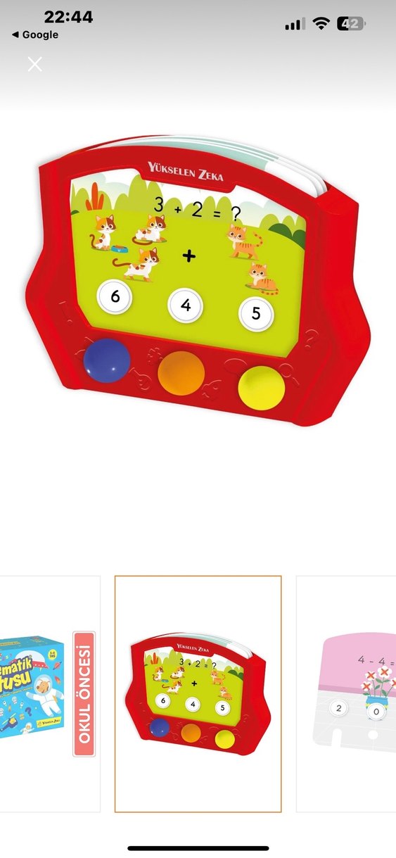 Matematik Kutusu Eğitici Oyuncak 3-6 Yaş - Görsel 3