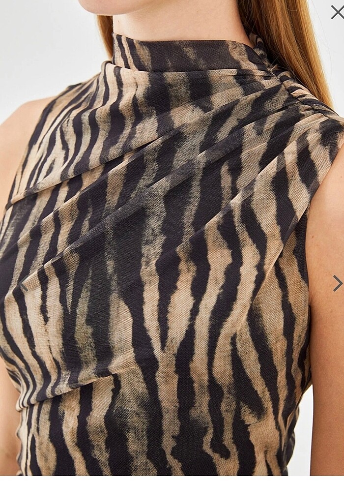 Elbise yeni etiketli leopar - Görsel 2