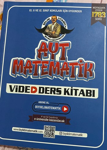 Bıyıklı Matematik Ayt Video Ders Kitabı