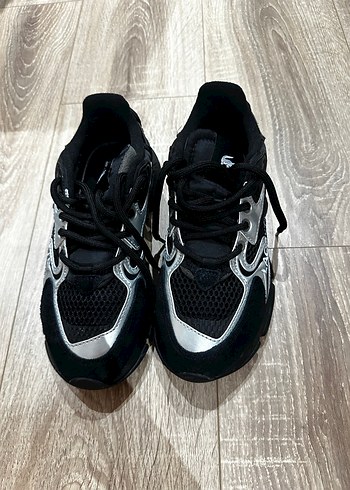 37,5 Beden Lacoste L003 Siyah Bayan Spor Ayakkabı