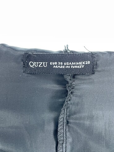 38 Beden siyah Renk Quzu Mini Etek %70 İndirimli.