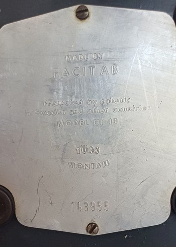 FACIT HESAP MAKİNESİ - Görsel 2