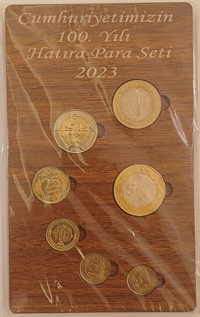 Altın Renkli Hatıra Para Seti 2023 - Görsel 2