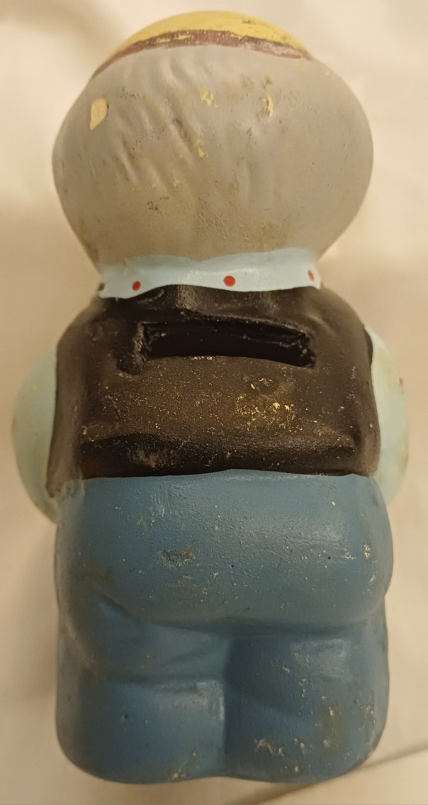 SERAMİK YAŞLI ADAM KUMBARA - Görsel 4