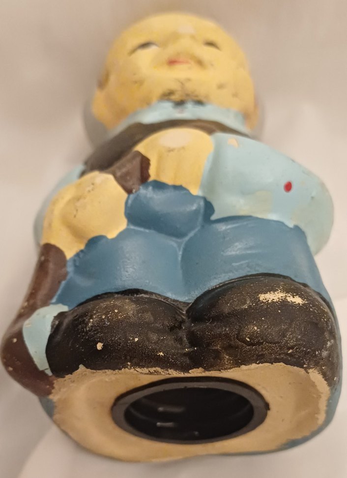 SERAMİK YAŞLI ADAM KUMBARA - Görsel 5