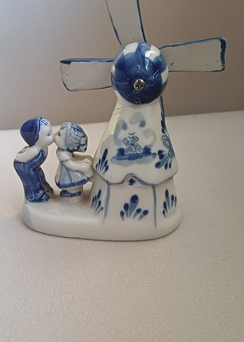 Mavi Hollanda Yel Değirmeni Figürü - Görsel 4