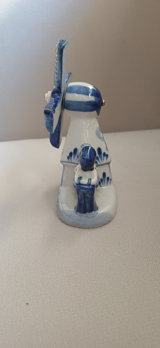 Mavi Hollanda Yel Değirmeni Figürü - Görsel 3