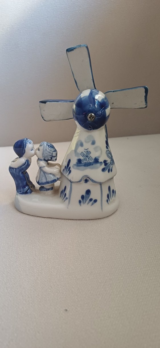 Mavi Hollanda Yel Değirmeni Figürü - Görsel 4