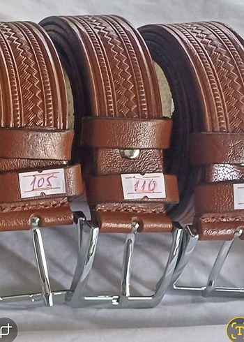 DERİ KEMER - KAHVERENGİ - Görsel 4