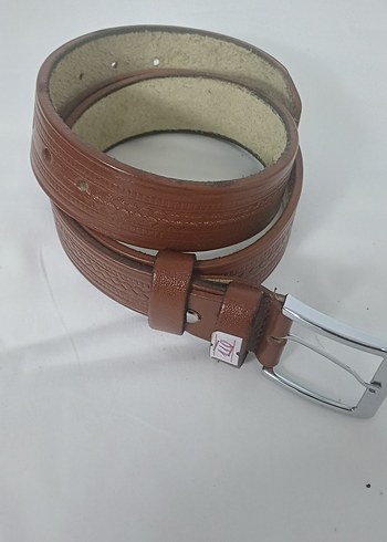 DERİ KEMER - KAHVERENGİ - Görsel 3