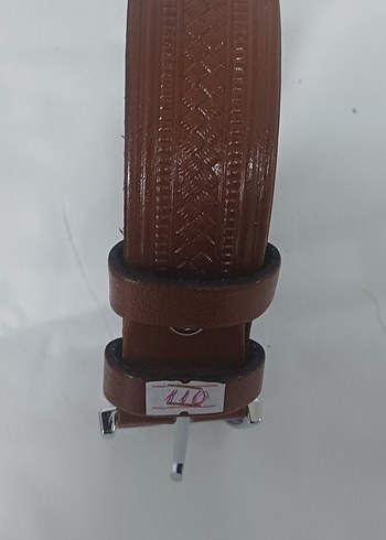 DERİ KEMER - KAHVERENGİ - Görsel 2