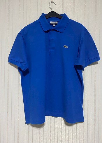 xl Beden Mavi Lacoste Erkek Polo Tişört